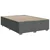 Vidaxl Box spring postelja z vzmetnico temno siva 160x200 cm blago