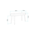Hanah Home Klupa Vina Mini 0701, 90x46x33 cm, Smeđa