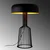Opviq Stona lampa 2 x E27 Socket, Crno-Zlatna