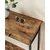 Songmics Konzolna miza 100x30x80 cm rjava