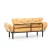 Atelier del Sofa Trosed na razvlačenje Nitta 185x85x70cm Kaki