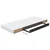 Plutajuća zidna polica visoki sjaj bijela 60x23,5x3,8 cm MDF