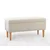 Atelier del Sofa Tabure Glend, 100x50x43cm, Krem