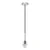 Brilagi - LED luster na sajli NUBILA 1xE27/60W/230V prečnik 14 cm crna