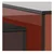 Rjave steklene mizice v kompletu 2 ks 50x50 cm Dice – Actona