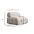 Atelier del Sofa Ugaona garnitura Petite, 290x160 cm, Krem