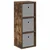 Kreveta s ladicama Dimljeni hrast 25,5 x 22 x 69,5 cm