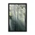 Plakat sončni žarki v meglenem gozdu - 60x90 silver