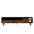 Hanah Home TV Komoda Luga, 180x44,7x29,8 cm, Crna