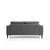 Atelier del Sofa Dvosed Nordic 90x85x180cm Tamnosivi