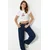 Trendyol Milla Ženska majica TWOSS24TS00121, Bela