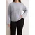 Trendyol Curve Ženska bluza Tbbss26Af00012, Siva