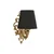 OPVIQ Zidna lampa Lily Black Gold