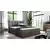 Boxspring postelja Wood 1 - 160x200 cm - temni hrast