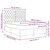 Vidaxl LED Box Spring Postelja Svetlo siva 140 x 200 cm Žamet