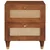 Noćni ormar 2 pcs Smeđa 40 x 33,5 x 46 cm Čvrsto drvo akacije