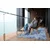 Decormat Zunanja preproga Modre lise 60x90 cm