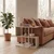 Hanah Home pomoćni sto Homia, 56 cm, travertin