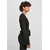 Womens ribbed knit sweater black