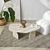 HANAH HOME Sto za dnevnu sobu Rock Travertine