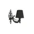 Opviq Zidna lampa Gloria, 15x10x13cm, IP20, Crna