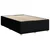 Vidaxl Box spring postelja z vzmetnico črna 120x190 cm blago
