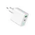 GEMBIRD TA-UC-PDQC20L-W-01 punjac 20W, 2-port USB-A+USB-C LED, Bela