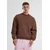 Urban Classics Majica Fluffy rjava