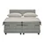 Boxspring Krevet Dixon 140/200 cm , siva