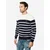 KOROSHI Pulover marine/off-bela