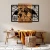 Wallity Zidna dekoracija World Map 5-L, 70 x 99 cm,  Smeđa