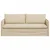 Sofa Krema 196 x 82 x 85 cm tkanina