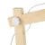 Stona lampa OSLO 1xE27/15W/230V borovina/bela