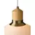 Halo Design 744091-Luster na sajli PARIS 1xE14/40W/230V prečnik 24 cm krem./mesing/hrast