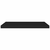 Plutajuće zidne police 4 kom crne 80 x 23,5 x 3,8 cm MDF