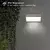 Brilagi-LED Spoljašnje zidno svetlo sa senzorom TRIANGLE LED/20W/230V sivo IP65