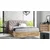 Boxspring postelja Wood 7 - 120x200 cm - hrast lancelot