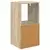 Noćni ormarić s ladicama 2 pcs Sonoma hrast 35 x 32 x 68,5 cm