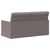 Dvosedenjski kavč Taupe 150 x 81 x 82 cm Blago