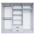 Hanah Home Garderober Yaman 1600-63, 180x190x45 cm, Beli