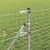 Ograda s postovima Srebrno 0,8 x 25 m Čelik i PVC