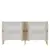 HANAH HOME Komoda Ida 150 White Travertine Gold