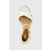 Sandale U.S. Polo Assn. za žene, boja: bijela, klin peta