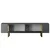 Hanah Home TV Komoda Yildiz, 180x50x30 cm, Antracit-Zlatne boje