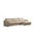 ATELIER DEL SOFA Ugaona garnitura Lily Corner Right Beige