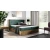 Boxspring postelja Wood 9 - 140x200 cm - hrast lancelot