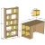 Hanah Home Radni sto i polica za knjige Box 845HCT3812