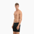 PUMA Sport Mens Microfiber Long Boxers 2 Pack, Black