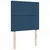 Vidaxl Box spring postelja z vzmetnico modra 90x200 cm blago