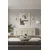 Hanah Home komoda Ida 180, 180 cm, bela / travertin / zlatna